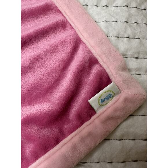 Disney Winnie The Pooh Piglet Pink Baby Security Blanket Lovey Lovie Plush - Picture 6 of 7